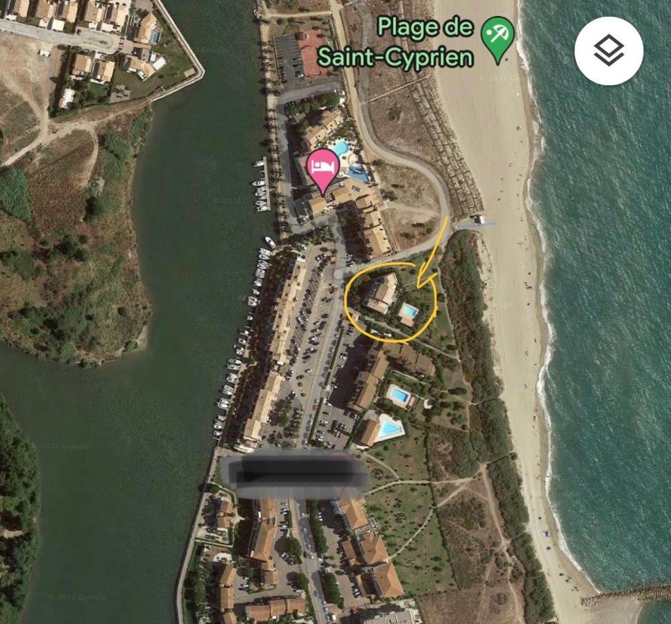 Appartement Entre La Lagune Et La Mer Avec Piscine, Direct Plage, Vue Partielle Mer Saint-Cyprien  Eksteriør bilde