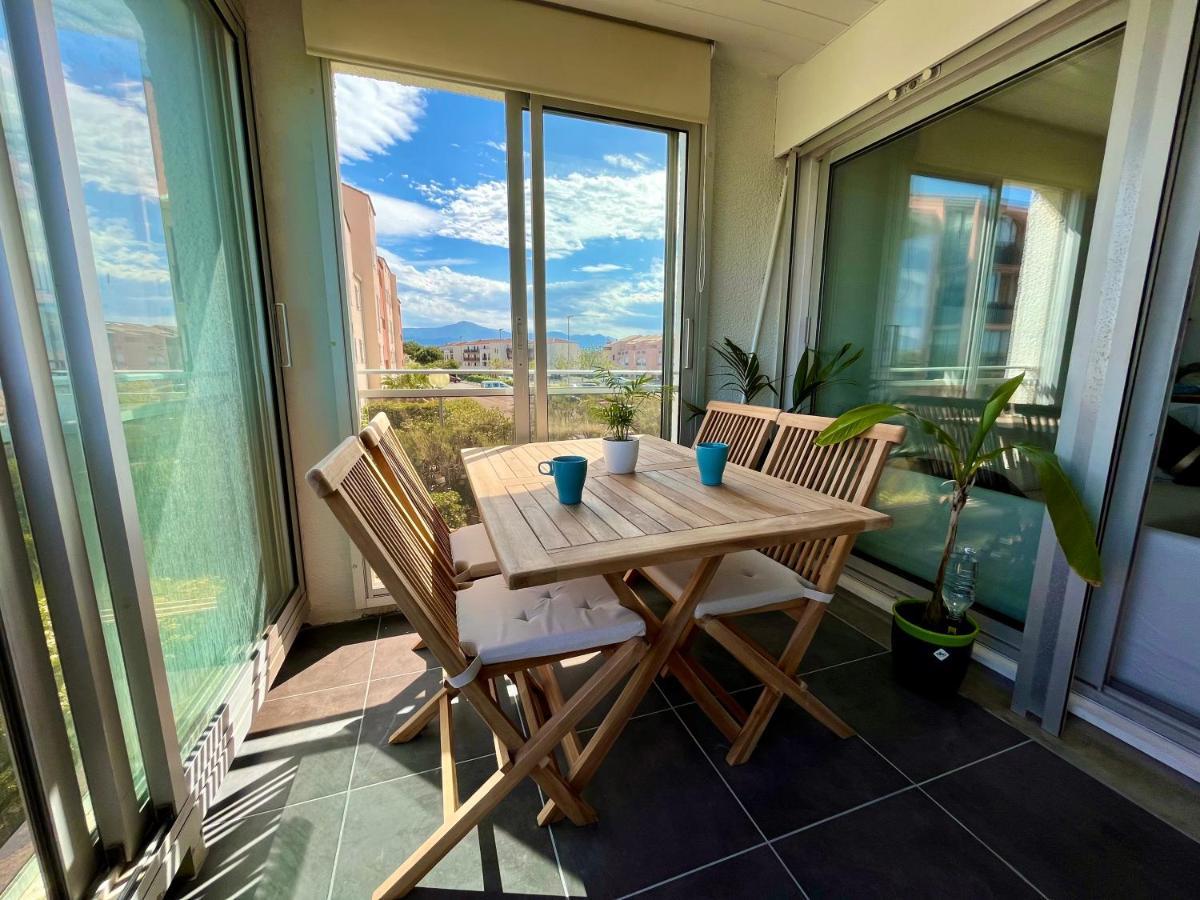 Appartement Entre La Lagune Et La Mer Avec Piscine, Direct Plage, Vue Partielle Mer Saint-Cyprien  Eksteriør bilde