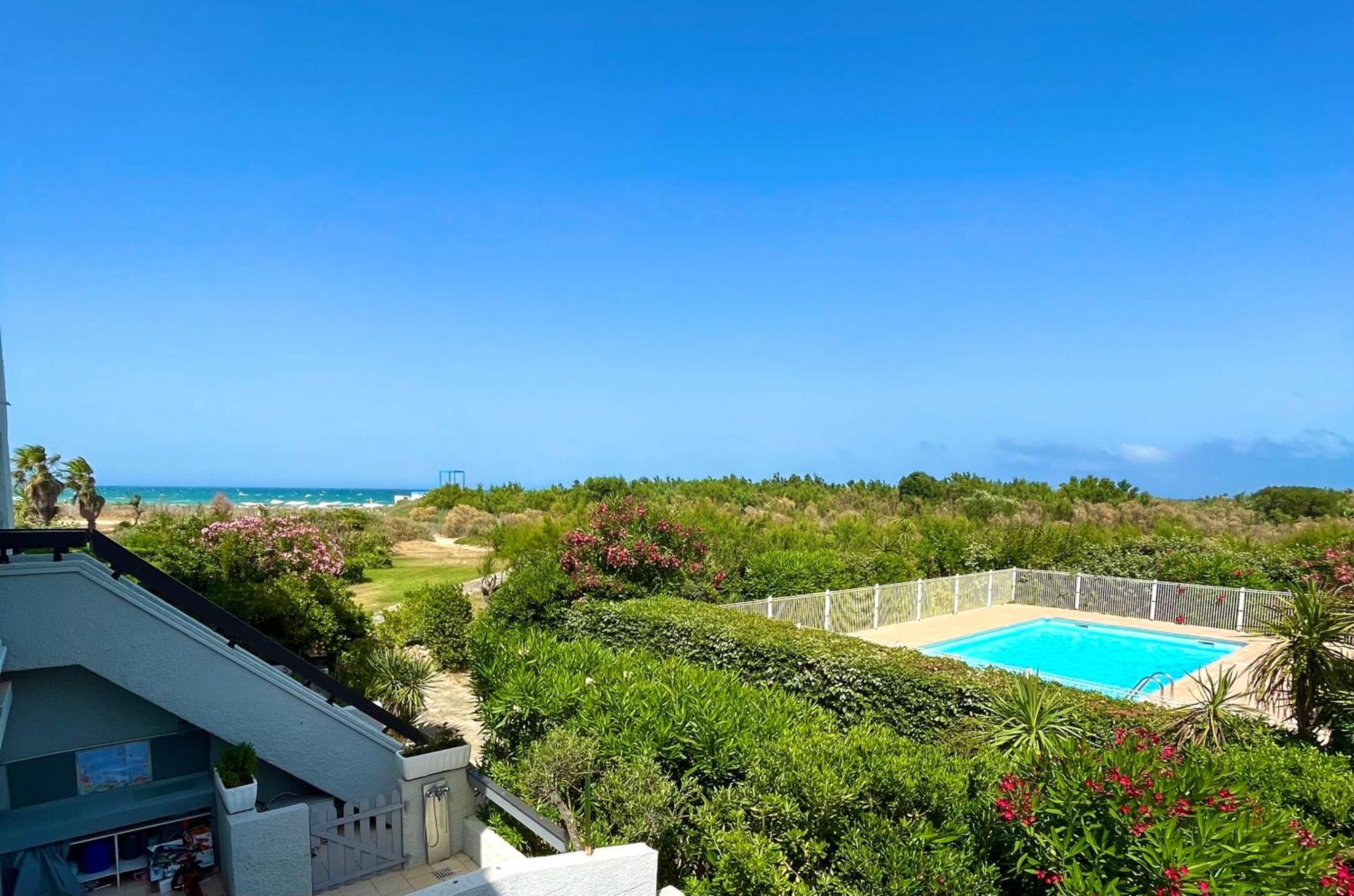 Appartement Entre La Lagune Et La Mer Avec Piscine, Direct Plage, Vue Partielle Mer Saint-Cyprien  Eksteriør bilde